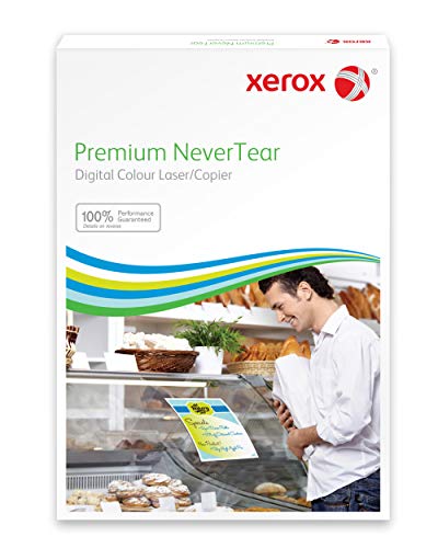 Xerox Pnt Selbstklebefolie ablösbar Weiß 60Μm 297x420mm, Schachtel zu 50 Blatt/Bogen, 007R91573 von Xerox