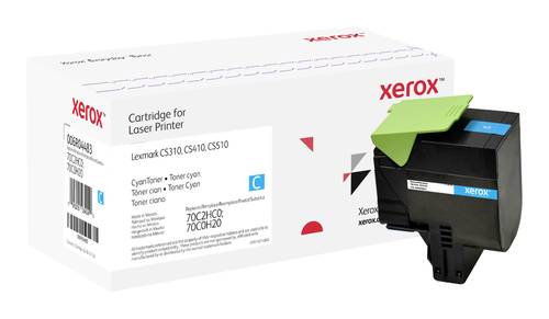 Xerox Toner ersetzt Lexmark 70C2HC0, 70C0H20 Kompatibel Cyan 3000 Seiten Everyday 006R04483 von Xerox