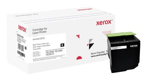 Xerox Toner ersetzt Lexmark 70C2XK0, 70C2XKE, 70C0X10 Kompatibel Schwarz 8000 Seiten Everyday 006R04 von Xerox