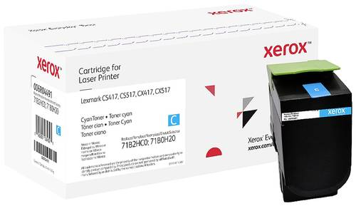 Xerox Toner ersetzt Lexmark 71B2HC0, 71B0H20 Kompatibel Cyan 3500 Seiten Everyday 006R04491 von Xerox