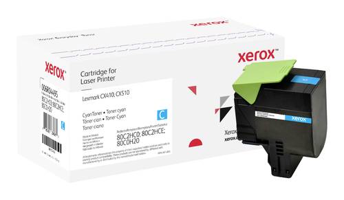Xerox Toner ersetzt Lexmark 80C2HC0, 80C2HCE, 80C0H20 Kompatibel Cyan 3000 Seiten Everyday 006R04495 von Xerox