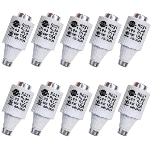 10er Pack Sicherungseinsätze, gG-Typ 16A 500VAC Spiral-Keramik-Sicherungen, Ceramic DIII Sicherung, Sicherungseinsätze für Kabel und Leitungsschutz 10er Pack Sicherungseinsätze, gG-Typ 16A 500VAC Spiral-Keramik-Sicherungen, Ceramic DIII Sicherung, Sicherungseinsätze für Kabel und Leitungsschutz von Xerteam