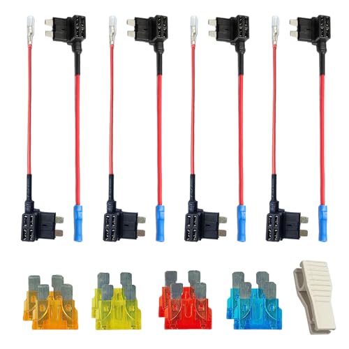 8 Stück Stromdieb Sicherung Kfz Standard Flachsicherungen, 8 Stück Standard Flachsicherungsadapter 1 Sicherungszieher, Auto Sicherungsadapter Kfz Sicherungen 5A/10A/15A/20A (Standard) 8 Stück Stromdieb Sicherung Kfz Standard Flachsicherungen, 8 Stück Standard Flachsicherungsadapter 1 Sicherungszieher, Auto Sicherungsadapter Kfz Sicherungen 5A/10A/15A/20A (Standard) von Xerteam