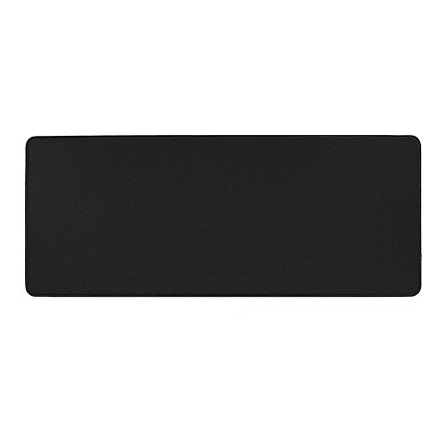 XFAYGaming Mauspad, rutschfeste Gummisohle, Schwarz, schwarz, 400×800×3mm von Xfay