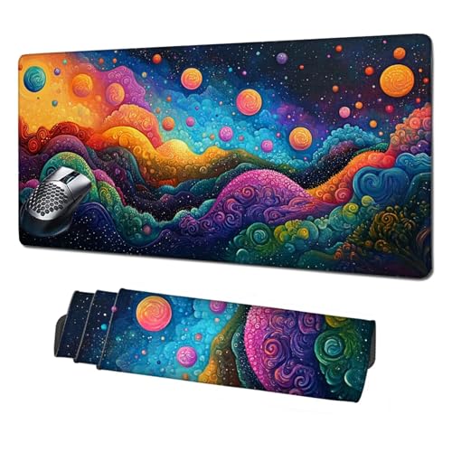 Gaming Mauspad XXL,1600x800mm Mauspad Bunt Mousepad Karikatur Schreibtischunterlage mit Rutschfeste Gummibasis,Vernähte Kanten Mouse Pad Verbessert Geschwindigkeit und Präzision,Zubehör Gaming X1-1898 Gaming Mauspad XXL,1600x800mm Mauspad Bunt Mousepad Karikatur Schreibtischunterlage mit Rutschfeste Gummibasis,Vernähte Kanten Mouse Pad Verbessert Geschwindigkeit und Präzision,Zubehör Gaming X1-1898 von Xhgtehng