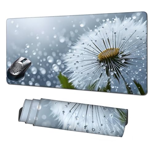 Gaming Mauspad XXL,1600x800mm Mauspad Löwenzahn Mousepad Tau Schreibtischunterlage mit rutschfeste Gummibasis,Vernähte Kanten Mouse Pad Verbessert Geschwindigkeit und Präzision,Zubehör Gaming X1-1992 Gaming Mauspad XXL,1600x800mm Mauspad Löwenzahn Mousepad Tau Schreibtischunterlage mit rutschfeste Gummibasis,Vernähte Kanten Mouse Pad Verbessert Geschwindigkeit und Präzision,Zubehör Gaming X1-1992 von Xhgtehng