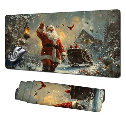 Gaming Mauspad XXL,1600x800mm Mauspad Weihnachten Mousepad Tier Schreibtischunterlage mit rutschfeste Gummibasis,Vernähte Kanten Mouse Pad Verbessert Geschwindigkeit Präzision,Zubehör Gaming X1-1764 Gaming Mauspad XXL,1600x800mm Mauspad Weihnachten Mousepad Tier Schreibtischunterlage mit rutschfeste Gummibasis,Vernähte Kanten Mouse Pad Verbessert Geschwindigkeit Präzision,Zubehör Gaming X1-1764 von Xhgtehng