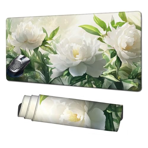 Gaming Mauspad XXL,1600x800x3mm Mauspad Anlage Mousepad Blume Schreibtischunterlage mit Rutschfeste Gummibasis,Vernähte Kanten Mouse Pad Verbessert Geschwindigkeit und Präzision,Zubehör Gaming X1-1936 Gaming Mauspad XXL,1600x800x3mm Mauspad Anlage Mousepad Blume Schreibtischunterlage mit Rutschfeste Gummibasis,Vernähte Kanten Mouse Pad Verbessert Geschwindigkeit und Präzision,Zubehör Gaming X1-1936 von Xhgtehng