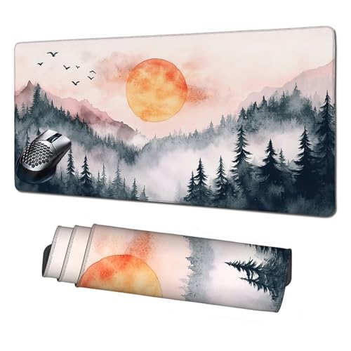 Gaming Mauspad XXL,1600x800x3mm Mauspad Baum Mousepad Grau Schreibtischunterlage mit Rutschfeste Gummibasis,Vernähte Kanten Mouse Pad Verbessert Geschwindigkeit und Präzision,PC Zubehör Gaming X1-1986 Gaming Mauspad XXL,1600x800x3mm Mauspad Baum Mousepad Grau Schreibtischunterlage mit Rutschfeste Gummibasis,Vernähte Kanten Mouse Pad Verbessert Geschwindigkeit und Präzision,PC Zubehör Gaming X1-1986 von Xhgtehng