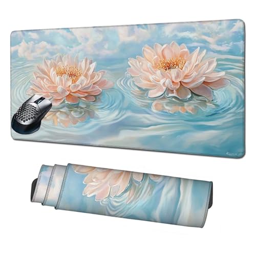 Gaming Mauspad XXL,1600x800x3mm Mauspad Blume Mousepad Rosa Schreibtischunterlage mit rutschfeste Gummibasis,Vernähte Kanten Mouse Pad Verbessert Geschwindigkeit und Präzision,Zubehör Gaming X1-1880 Gaming Mauspad XXL,1600x800x3mm Mauspad Blume Mousepad Rosa Schreibtischunterlage mit rutschfeste Gummibasis,Vernähte Kanten Mouse Pad Verbessert Geschwindigkeit und Präzision,Zubehör Gaming X1-1880 von Xhgtehng