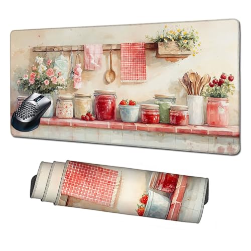 Gaming Mauspad XXL,1600x800x3mm Mauspad Rosa Mousepad Küche Schreibtischunterlage mit rutschfeste Gummibasis,Vernähte Kanten Mouse Pad Verbessert Geschwindigkeit und Präzision,Zubehör Gaming X1-1910 Gaming Mauspad XXL,1600x800x3mm Mauspad Rosa Mousepad Küche Schreibtischunterlage mit rutschfeste Gummibasis,Vernähte Kanten Mouse Pad Verbessert Geschwindigkeit und Präzision,Zubehör Gaming X1-1910 von Xhgtehng