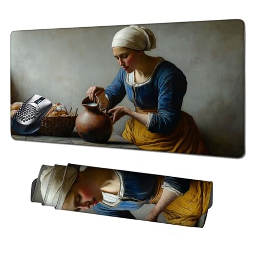 XXL Mauspad Frau Mousepad 1600x800mm,Rutschfeste Schreibtischunterlage Essen Gaming Mauspad,Mouse Pad mit Vernähten Kanten,Wasserdicht Mauspads für PC,Büro,Laptop,Computer,Geschenke für Frauen X1-1803 XXL Mauspad Frau Mousepad 1600x800mm,Rutschfeste Schreibtischunterlage Essen Gaming Mauspad,Mouse Pad mit Vernähten Kanten,Wasserdicht Mauspads für PC,Büro,Laptop,Computer,Geschenke für Frauen X1-1803 von Xhgtehng