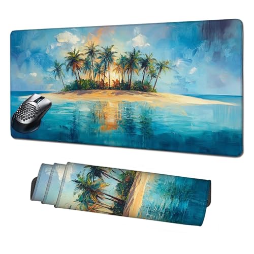 XXL Mauspad Grün Mousepad 1600x800mm,rutschfeste Schreibtischunterlage Meer Gaming Mauspad,Mouse Pad mit Vernähten Kanten,Wasserdicht Mauspads für PC,Büro,Laptop,Computer,Geschenke für Frauen X1-1997 XXL Mauspad Grün Mousepad 1600x800mm,rutschfeste Schreibtischunterlage Meer Gaming Mauspad,Mouse Pad mit Vernähten Kanten,Wasserdicht Mauspads für PC,Büro,Laptop,Computer,Geschenke für Frauen X1-1997 von Xhgtehng