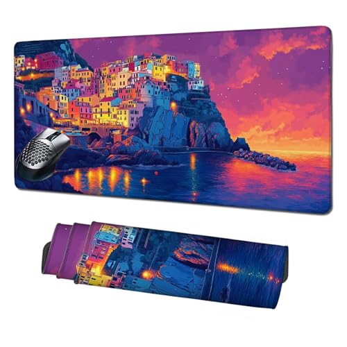 XXL Mauspad Himmel Mousepad 1600x800x3mm,rutschfeste Schreibtischunterlage Häuser Gaming Mauspad,Mouse Pad mit Vernähten Kanten,Wasserdicht Mauspads für PC,Büro,Laptop,Computer,Geschenke X1-1975 XXL Mauspad Himmel Mousepad 1600x800x3mm,rutschfeste Schreibtischunterlage Häuser Gaming Mauspad,Mouse Pad mit Vernähten Kanten,Wasserdicht Mauspads für PC,Büro,Laptop,Computer,Geschenke X1-1975 von Xhgtehng