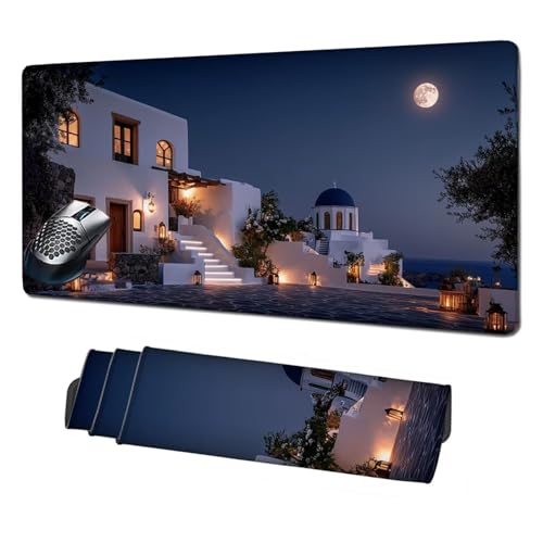 XXL Mauspad Modern Mousepad 1600x800x3mm,rutschfeste Schreibtischunterlage Häuser Gaming Mauspad,Mouse Pad mit Vernähten Kanten,Wasserdicht Mauspads für PC,Büro,Laptop,Computer,Geschenke X1-1989 XXL Mauspad Modern Mousepad 1600x800x3mm,rutschfeste Schreibtischunterlage Häuser Gaming Mauspad,Mouse Pad mit Vernähten Kanten,Wasserdicht Mauspads für PC,Büro,Laptop,Computer,Geschenke X1-1989 von Xhgtehng