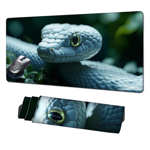 XXL Mauspad Schlange Mousepad 1600x800x3mm,rutschfeste Schreibtischunterlage Tier Gaming Mauspad,Mouse Pad mit Vernähten Kanten,Wasserdicht Mauspads für PC,Büro,Laptop,Computer,Geschenke X1-1995 XXL Mauspad Schlange Mousepad 1600x800x3mm,rutschfeste Schreibtischunterlage Tier Gaming Mauspad,Mouse Pad mit Vernähten Kanten,Wasserdicht Mauspads für PC,Büro,Laptop,Computer,Geschenke X1-1995 von Xhgtehng