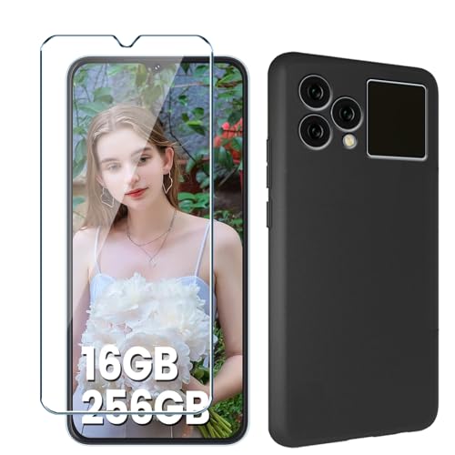 Xiangyun Handyhülle für Cubot Hafury V1 Hülle Transparent + Panzerglas Gehärtetem Glas Protection Schutzfolien, Silikon Soft Crystal Clear Kratzfest TPU Cover Case(6.58") von Xiangyun