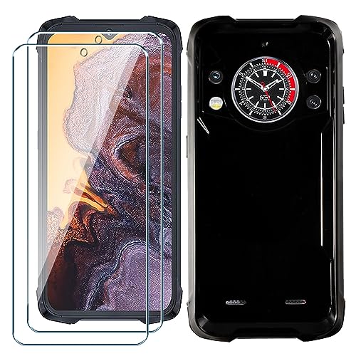 Xiangyun Handyhülle für Cubot Kingkong 9 Hülle + 2 X Panzerglas Gehärtetem Glas Filmschutz Schutzfolien, Silikon Soft Schwarz Fall TPU Leichte Protection Case Cover (6.58") von Xiangyun