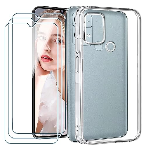 Xiangyun Handyhülle für Oukitel C33 Hülle Transparent mit 3 stück Panzerglas Protection Schutzfolien, Silikon Soft Crystal Kratzfest TPU Cover Case Xiangyun Handyhülle für Oukitel C33 Hülle Transparent mit 3 stück Panzerglas Protection Schutzfolien, Silikon Soft Crystal Kratzfest TPU Cover Case von Xiangyun