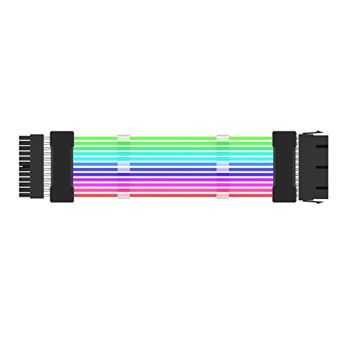 Xiaocao RGB Strom Versorgung Kabel Adressierbares RGB Stromverlängerung Kabel | PC-interne Komponenten für Motherboard Anschluss, Hochleistung Versorgung von Xiaocao