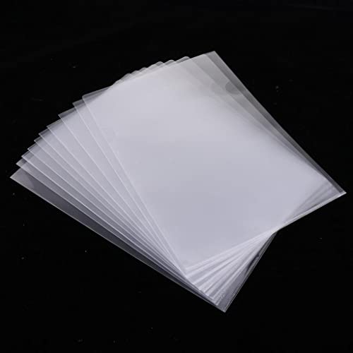 10 x transparente Kunststoffhüllen, L-förmig, Dokumenten- oder Ordner, 31 x 22,1 cm, Briefgröße, 10 x Quty, transparente Projekttaschen für den Bürogebrauch 10 x transparente Kunststoffhüllen, L-förmig, Dokumenten- oder Ordner, 31 x 22,1 cm, Briefgröße, 10 x Quty, transparente Projekttaschen für den Bürogebrauch von Xiaojikuaipao