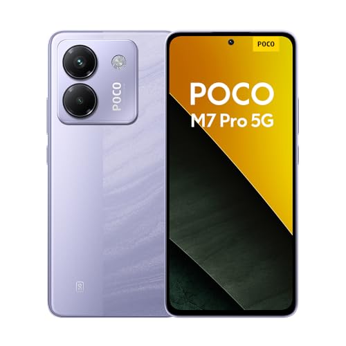 Poco M7 Pro 5G Smartphone, 8+256GB, Purple, Klare 50MP Sony Kamera mit OIS, 5110mAh Akku, 45W TurboCharge, 120Hz augenschonendes AMOLED Display Poco M7 Pro 5G Smartphone, 8+256GB, Purple, Klare 50MP Sony Kamera mit OIS, 5110mAh Akku, 45W TurboCharge, 120Hz augenschonendes AMOLED Display von Xiaomi