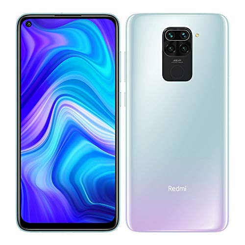 Redmi Note 9 Smartphone 4GB 128GB48MP Quad Kamera Hotshot 6.53”FHD + DotDisplay 5020 mAh 3.5mm Headphone Jack NFC Weiß von Xiaomi