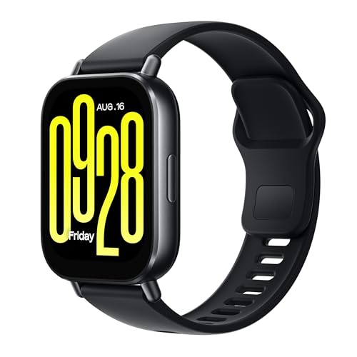 Xiaomi Redmi Watch 5 Active Midnight Black|Smartwatch| 5,1 cm (2 Zoll) LCD-Display, Lange Akkulaufzeit, Bluetooth-Anrufe, Rauschunterdrückung, Gesundheits-Tracking, 5 ATM wasserdicht, 18 Tage von Xiaomi