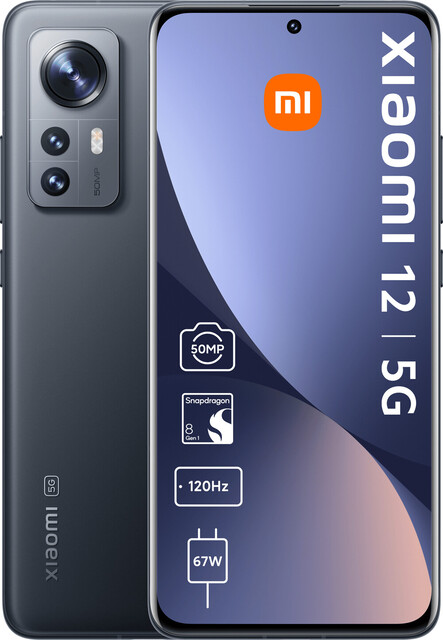 Xiaomi 12 256GB Dual-SIM grau von Xiaomi