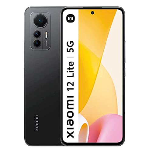 Xiaomi 12 Lite 5G Smartphone 8GB/128GB 6,55 Zoll Display 4300mAh 67W Fast Charging (schwarz) von Xiaomi
