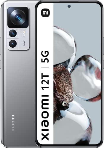 Xiaomi 12T 256GB Handy, Silber, Silber, Android 12 von Xiaomi