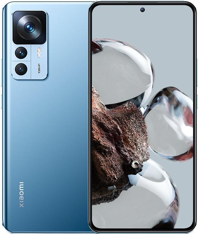 Xiaomi 12T - 5G Smartphone - Dual-SIM - RAM 8GB / Interner Speicher 256GB - OLED-Display - 16,90cm (6,67) - 2712 x 1220 Pixel (120 Hz) - Triple-Kamera 108 MP, 8 MP, 2 MP - front camera 20 MP - Blau (42535) von Xiaomi