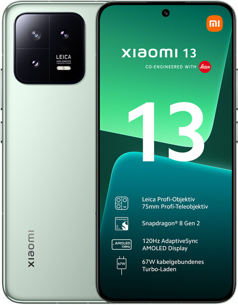 Xiaomi 13 8GB RAM 256GB Dual-SIM flora green Xiaomi 13 8GB RAM 256GB Dual-SIM flora green von Xiaomi