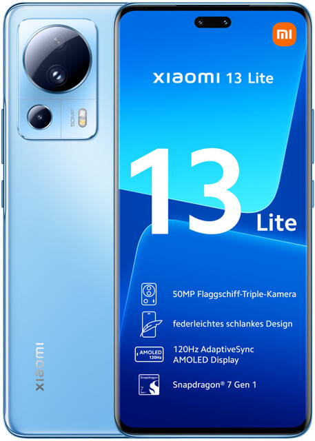 Xiaomi 13 Lite 128GB Dual-SIM lite blue Xiaomi 13 Lite 128GB Dual-SIM lite blue von Xiaomi