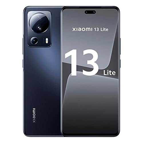 Xiaomi 13 Lite 5G Handy, 8GB + 256GB Android Smartphone mit 32MP Frontkamera und 50MP Rückkamera 6.55" FHD+AMOLED DotDisplay, NFC 4500mAh Battery + 67W Fast-Charging, Schwarz Xiaomi 13 Lite 5G Handy, 8GB + 256GB Android Smartphone mit 32MP Frontkamera und 50MP Rückkamera 6.55" FHD+AMOLED DotDisplay, NFC 4500mAh Battery + 67W Fast-Charging, Schwarz von Xiaomi