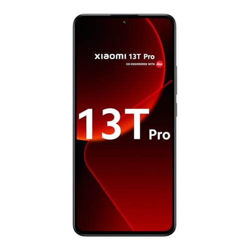 Xiaomi 13T Pro,AMOLED 144Hz Refresh Rate, 12+512GB,Leica Camera, Black von Xiaomi