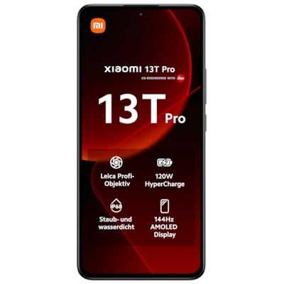 Xiaomi 13T Pro 5G 12/512GB Dual-SIM Smartphone black EU von Xiaomi