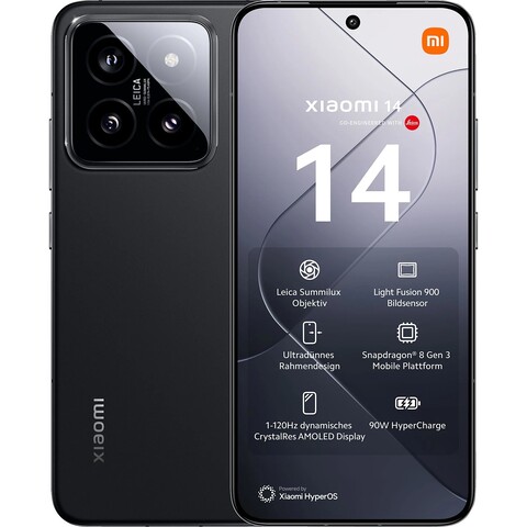 Xiaomi 14 512GB Dual-SIM black Xiaomi 14 512GB Dual-SIM black von Xiaomi