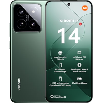 Xiaomi 14 5G 12/512GB Dual-SIM Smartphone jade green Xiaomi 14 5G 12/512GB Dual-SIM Smartphone jade green von Xiaomi
