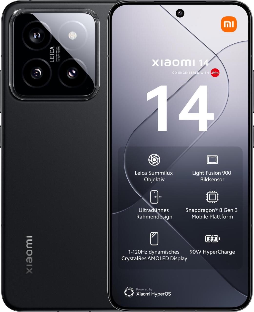 Xiaomi 14 5G 512GB, Schwarz Xiaomi 14 5G 512GB, Schwarz von Xiaomi