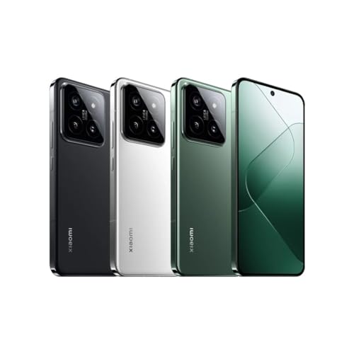 Xiaomi 14 Smartphone, 12+512GB Handy ohne Vertrag, 120Hz 6.36'' AMOLED Display, Snapdragon 8 Gen3, 4610mAh, 90W HyperCharge, IP68 Staub- undwasserdicht, Leica Kamera(Schwarz) von Xiaomi