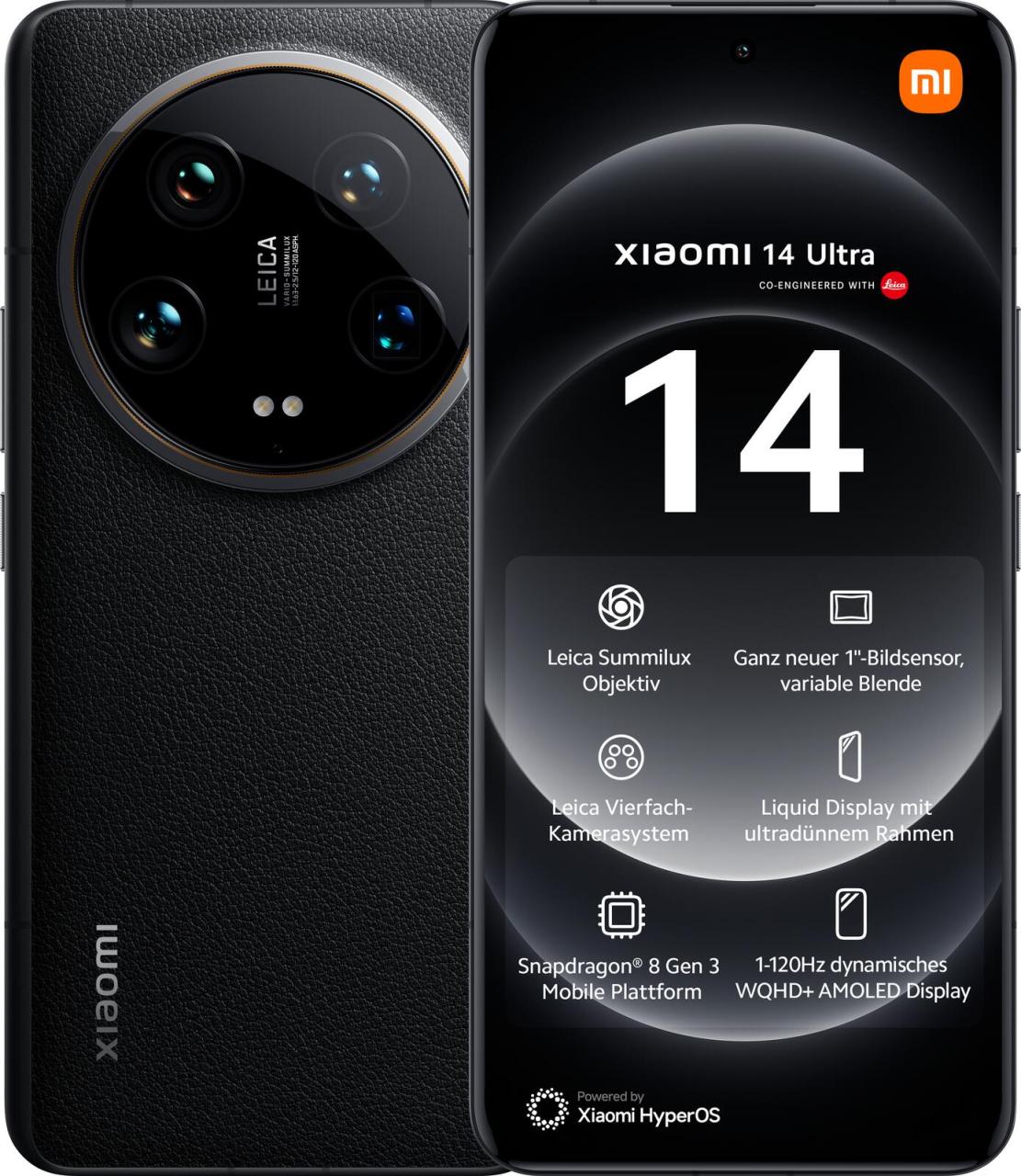 Xiaomi 14 Ultra 5G 512GB, Schwarz Xiaomi 14 Ultra 5G 512GB, Schwarz von Xiaomi