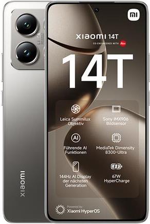 Xiaomi 14T 12/256GB Titan Gray (58951) von Xiaomi