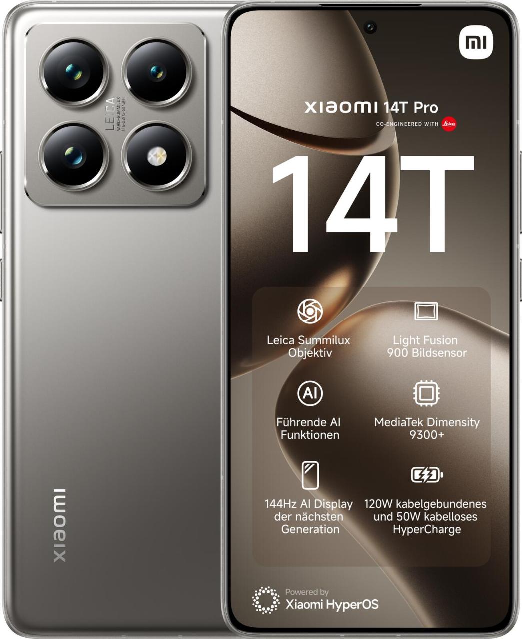 Xiaomi 14T Pro 12GB RAM 512GB Titan Gray Xiaomi 14T Pro 12GB RAM 512GB Titan Gray von Xiaomi