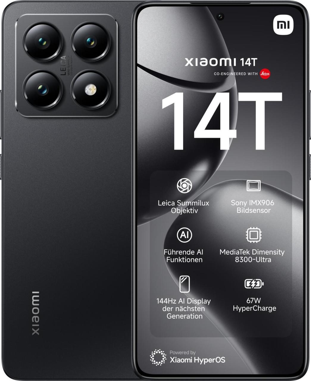 Xiaomi 14T Pro 512GB Dual-SIM Titan Black Xiaomi 14T Pro 512GB Dual-SIM Titan Black von Xiaomi