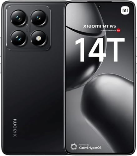 Xiaomi 14T Pro Smartphone 12GB+256GB MediaTek Dimensity 9300+ 5000mAh Akku 120W Hyper Charge, Blac von Xiaomi