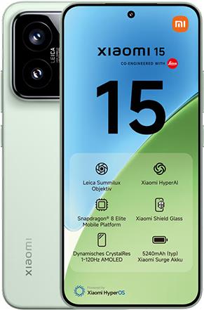 Xiaomi 15 16,1 cm (6.36) 12 GB 512 GB 5240 mAh Grün von Xiaomi