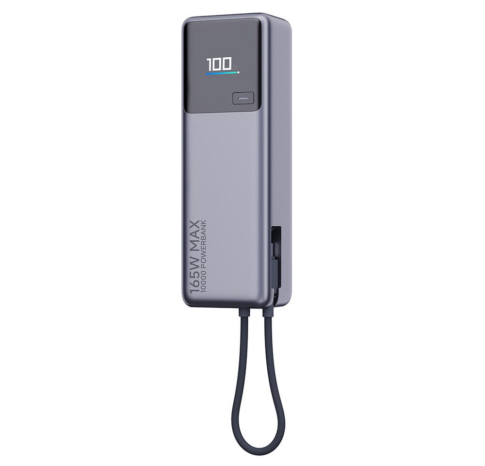 Xiaomi 165W Power Bank 10000mAh Integrated Cable Tragbar Display Powerbank 10000 mAh von Xiaomi