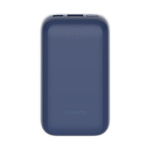 Xiaomi 33 W Power Bank 10000 mAh Pocket Edition Pro - Power Bank with Maximum Fast Charge of 33 W, Bidirectional Quick Charge Type C, 21700 Cells, Blue (ES Version + 3 Year Warranty) Xiaomi 33 W Power Bank 10000 mAh Pocket Edition Pro - Power Bank with Maximum Fast Charge of 33 W, Bidirectional Quick Charge Type C, 21700 Cells, Blue (ES Version + 3 Year Warranty) von Xiaomi
