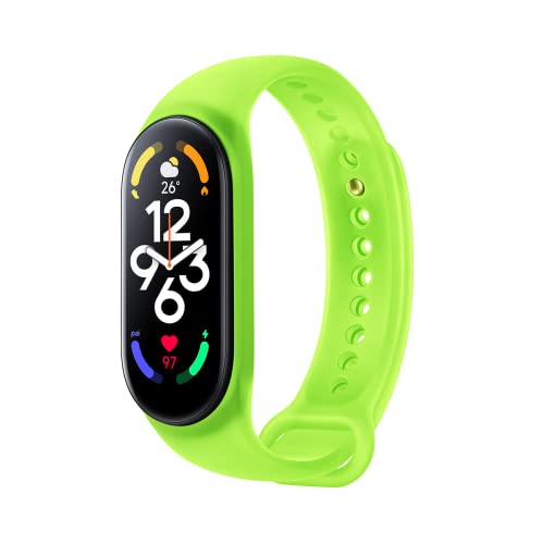 Xiaomi Armband Smart Band 7 Neon Green, Neongrün, 160-224 mm von Xiaomi